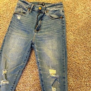 Abercrombie and Fitch high-waisted skinny jeans